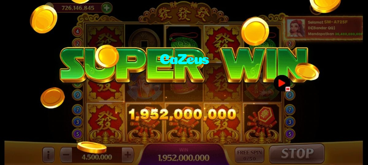 CaZeus casino presented on mobile device in Pakistan with slots and live games